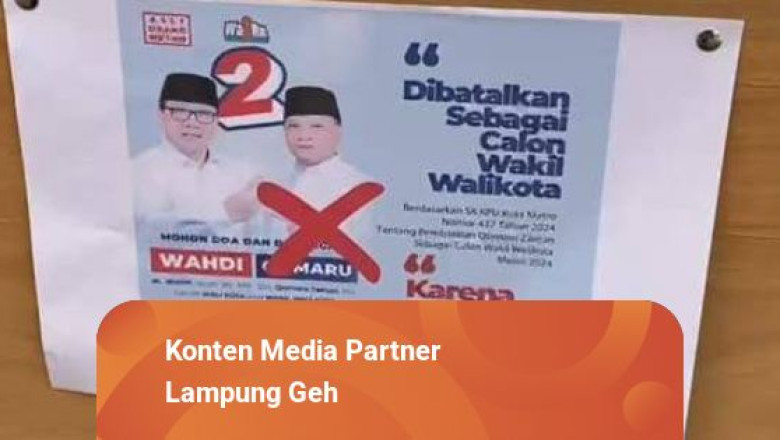 Selebaran Foto Qomaru Dicoret Ada di Papan Pengumuman TPS, Ini Kata KPU Metro