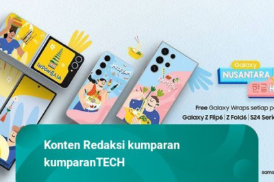 Samsung dan Seniman Bali Bawa Galaxy Wrap Nusantara x Hangul di Galaxy Z Fold6