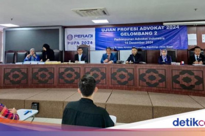 3.080 Peserta Ikuti Ujian Profesi Advokat Peradi, Ada Dedi Mulyadi