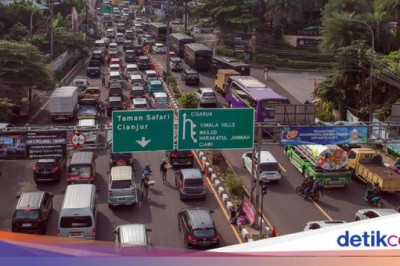 Skema Rekayasa Lalin Puncak Saat Libur Natal-Tahun Baru: Gage-One Way