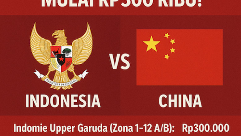Dukung Langsung Garuda! Ini Daftar Harga Tiket Indonesia vs China di SUGBK